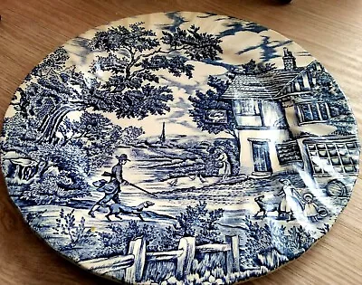 Vintage Porcelain Plate  The Hunter  By Myott Blue-White England • £10