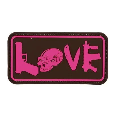 Voodoo Tactical 07-0906000000 Love Fuschia Rubber Unisex Clothing Patch • $8.36