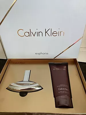 Calvin Klein Euphoria Gift Set - EDP Spray 50ml & Sensual Body Lotion 200ml • £40