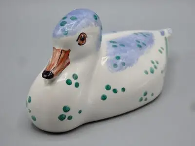 Vintage David Sharp  RYE POTTERY DUCK - 14cm -  EXCELLENT Condition • £15