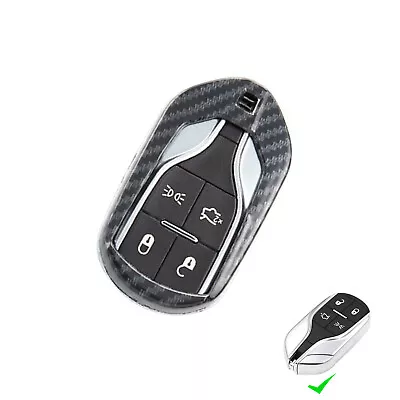 Carbon Fiber Remote Key Cover Case Fob For Maserati Ghibli 2013-up Levante 2017+ • $15.96