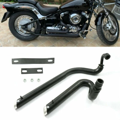 $161.99 • Buy Shortshots Staggered Exhaust Pipes For Yamaha V Star 650 XVS650 Dragstar 650 400