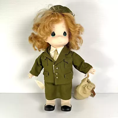 Precious Moments Army Girl 12  Doll Vintage 1996 Military Outfit W/ Tag • $19.67