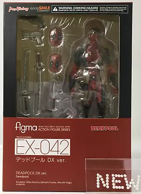 Deadpool DX Figma EX-042 Action Figure Max Factory 2017 Unopened From Japan • $254.53