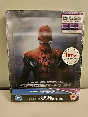 Blu Ray The Amazing Spider-Man Limited Steelbook Edition New Sealed Lenticular • £43