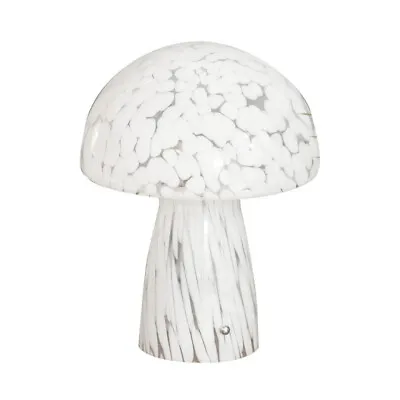 Confetti Glass Mushroom Shape Table Lamp Bedside Light Bedroom Living Room • £31.99