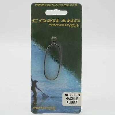 Cortland Non-Skid Hackle Pliers Fly Fishing Tying Tool 659018 • $3.99