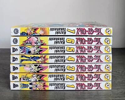 Yu-Gi-Oh Yugioh Graphic Novels Volumes 1 To 7 1 2 3 4 5 6 7 • £64.95