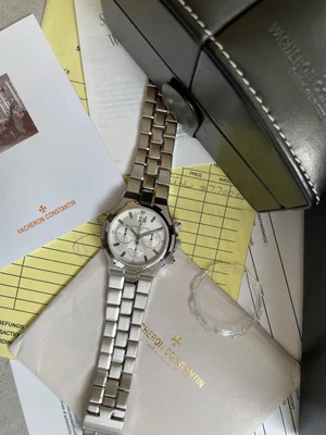 $17347 • Buy Vacheron Constantin Overseas Chronograph 49140 - 40mm Chronograph  - White Dial