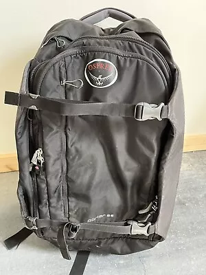 Osprey Porter 65L Travel Backpack Black Large Hiking Cross Country • $120