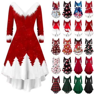 £13.39 • Buy Mrs Santa Claus Christmas Fancy Dress Xmas Party Ladies Womens Costume Outfit