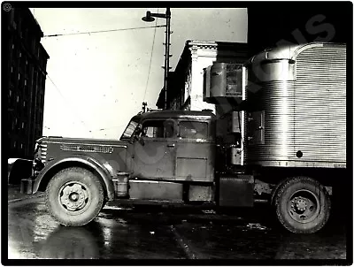 Diamond T Trucks New Metal Sign: At The Freight Dock In Chicago Circa 1950 • $19.88