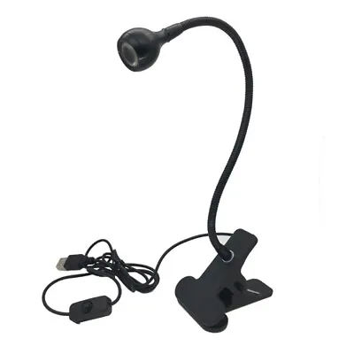 USB Flexible Clamp Clip On LED Light Reading Table Desk Bed Bedside Night Lamp • $14.83