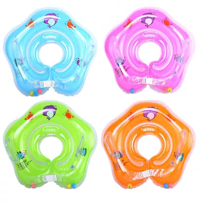 Baby Swimming Ring Inflatable Float Seat Infant Kids Water Pool Swim Aid Toys • £9.89