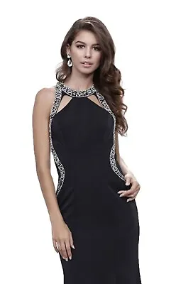 BRAND NEW - NOX ANABEL - Evening Dress Black With Diamonds • $290