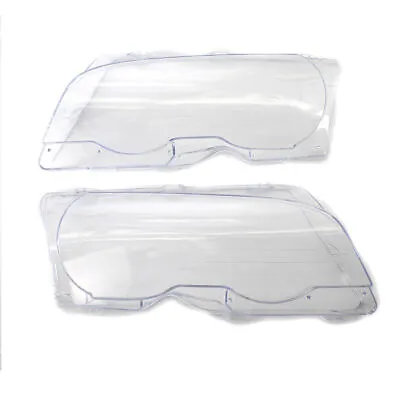 2x Car Headlight Cover Lens For 99-02 BMW E46 2DR M3 2001-2006 Pre-facelift USA • $44.99