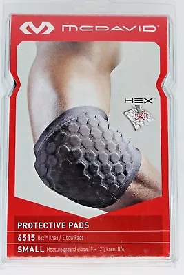 MCDAVID 6515 Hex Knee/ Elbow Protective Pads SMALL Sports 9-12  Black NIP • $31.61