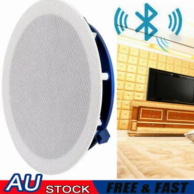 In-Ceiling Speaker Sound Bluetooth Music For Home Bathroom Cafe Restaurant Shop • $94.99