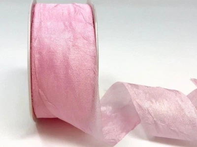 £1.95 • Buy Bertie’s Bows Pale Pink 38mm Silky Crush Ivory Or Pink 38mm Wide Sold By The Met