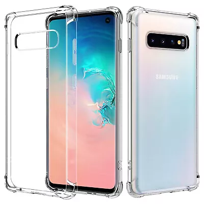 For Samsung Galaxy S8 S9 S10 S21 S20 Note 9 10 Plus Clear Case Shockproof Cover • $5.99