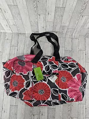 Vera Bradley Collapsible  Duffle Cherry Blossom Ripstop Nylon Compact Travel Bag • $23.27