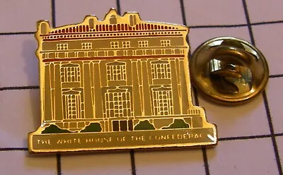 THE WHITE HOUSE OF THE CONFEDERACY RICHMOND VA JEFFERSON DAVIS Vintage Pin Badge • $9.99