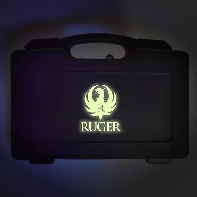Ruger Vinyl Decal Sticker For Gun Case White / Glow In The Dark - Indoor Outdoor • $4.50