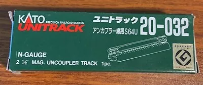 Kato N Scale #20-032 Unitrack Uncoupler Track NIB Free Shipping • $23.88