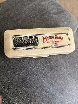 Vintage Handmade Harmonica Hohner Marine Band 1896 • $6.99