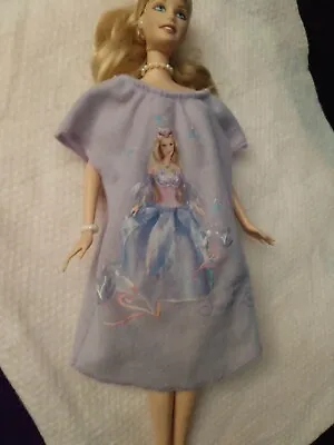£9.42 • Buy Barbie Fairytale Swan Lake NIGHTGOWN Doll Clothes - LAVENDER Gown 
