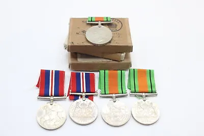 £21 • Buy Boxed WW2 War / Defence Medals Inc Womans RAF 3 X