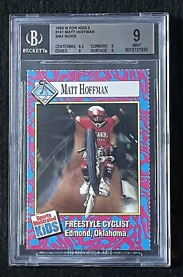 MATT HOFFMAN ROOKIE 1993 Sports Illustrated SI For Kids BMX Legend BGS 9 MINT • $250