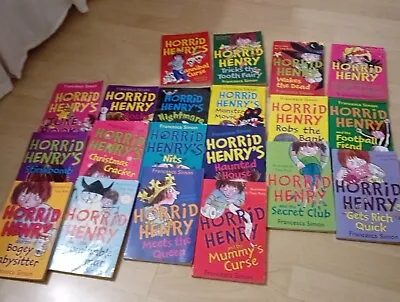 Set Of 20 Horrid Henry Books Book Bundle • £18.40