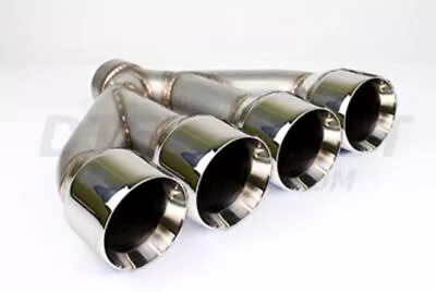 DT-30229 QUAD DOUBLE WALL STAINLESS EXHAUST TIP 3  INLET 3.5  X4 OUT 15 L • $239.99