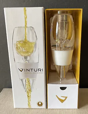 NIB White Wine Aerator Vinturi Reserve Includes No Drip Stand Travel Pouch • $18.95