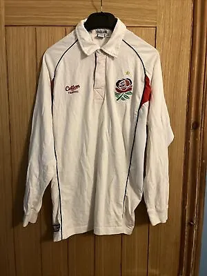 Cotton Traders England Long Sleeved Rugby Shirt Size Small • £15