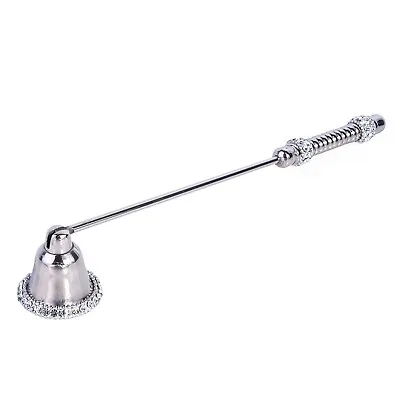 12  Metal Candle Snuffer With Crystals Silver • $19.95