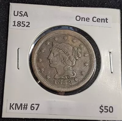 $50 • Buy USA 1852 One Cent KM# 67 #212 #30C