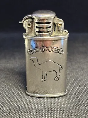 Vintage CAMEL Cigarettes Flip-Top Oval Trench-Style Lighter • $9.99