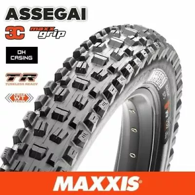 Maxxis Assegai 27.5 X2.5MTB Folding DH Casing Tyre WT 3CG TR 2x60TPI Tyre • $108