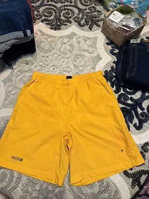 VTG Nike Shorts Swim Trunks Board Size M In Mustard Yellow • $20