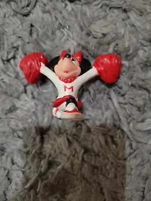 RARE 198X Applause Disney Minnie Mouse As Cheerleader W Red Pom-Poms  J001 • $7