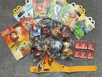 McDonald’s Disney The Lion King Soft Toys Figures Complete Set Happy Meal MIPS • £16.99