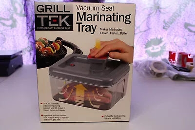 $5.99 • Buy Grill Tek Vacuum Seal Marinating Tray NEW