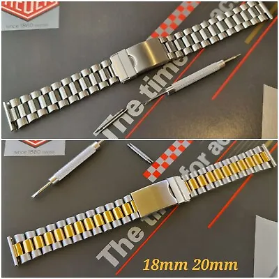 Bracelet Fit Tag Heuer Vintage F1 Formula One And 2000  18mm 20mm Tool + S Bars • £19.99