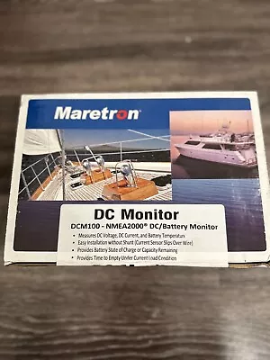 Maretron Direct Current [DC] Monitor (dcm100-01) (dcm10001) • $350