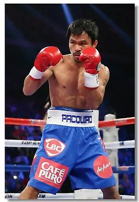 Manny Pacquiao Pac Man The Destroyer Room Wall Print Poster 20x30 • $24.99