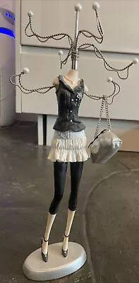 £0.99 • Buy Trendy Mannequin Jewellery Stand / Tree Display Necklace Holder Lady