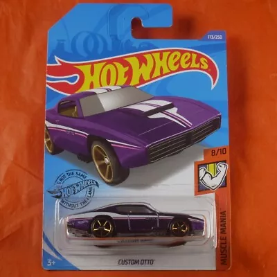 Hot Wheels. Custom Otto. Car. HW Muscle Mania. Purple. 2020 #173 GHD11. • $4.99