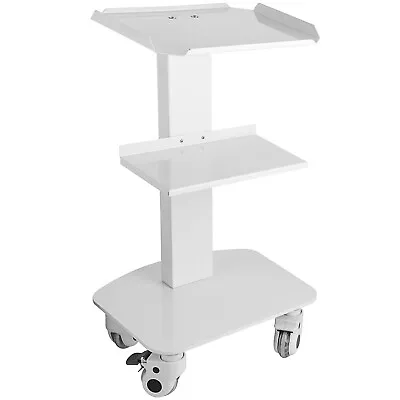 VEVOR 3 Tiers Medical Trolley Steel Mobile Cart Lab Dental Spa Salon Equipment • $117.49